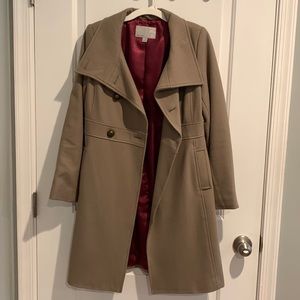 Old Navy Taupe Long Coat